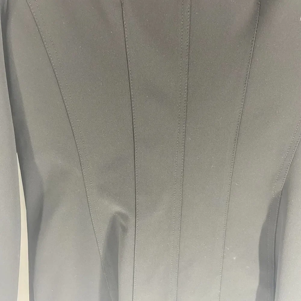 Violet black structured puff sleeve blazer Womens IT 40 US 6 NWT - Picture 6 of 7